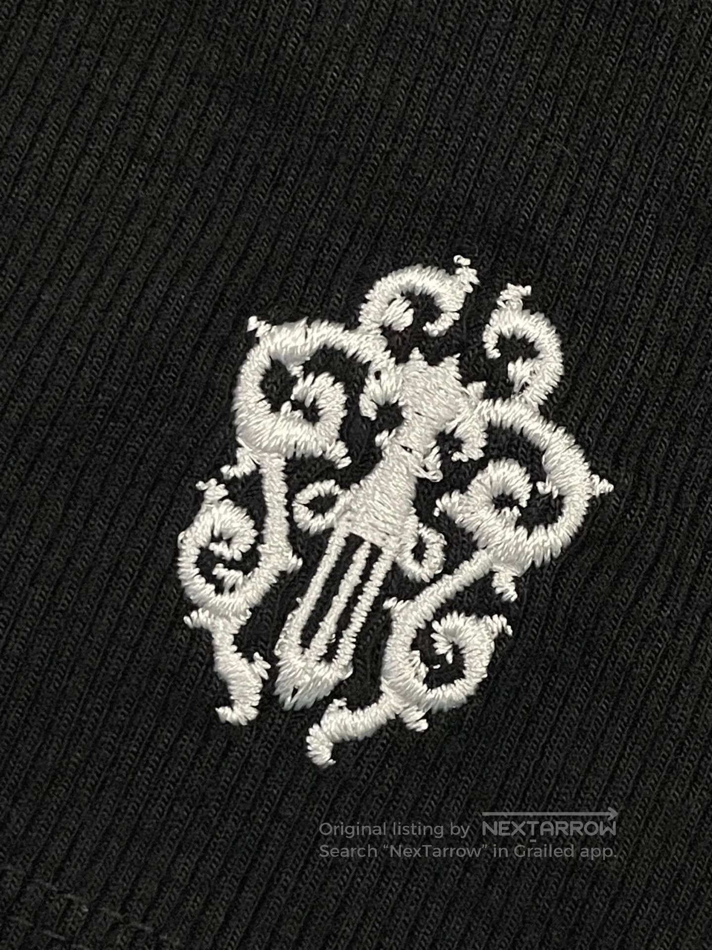 Chrome Hearts Chrome Hearts Black Cropped Embroidered Cardigan. Size L / US 10 / IT 46 - 5 Thumbnail
