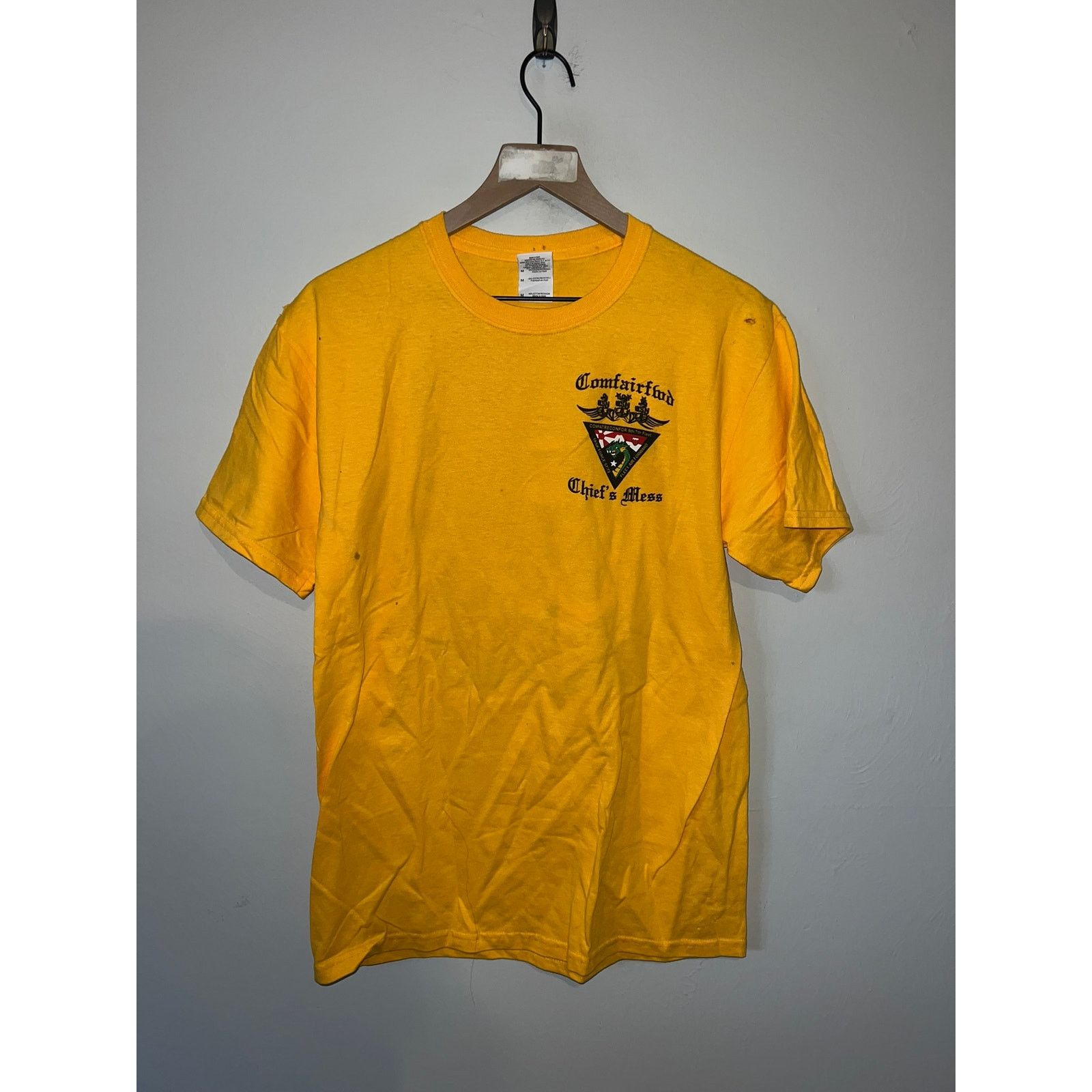Gildan Vintage Navy Chiefs Shirt Comfair Fwd Task Force Tee M Size US M / EU 48-50 / 2 - 2 Thumbnail