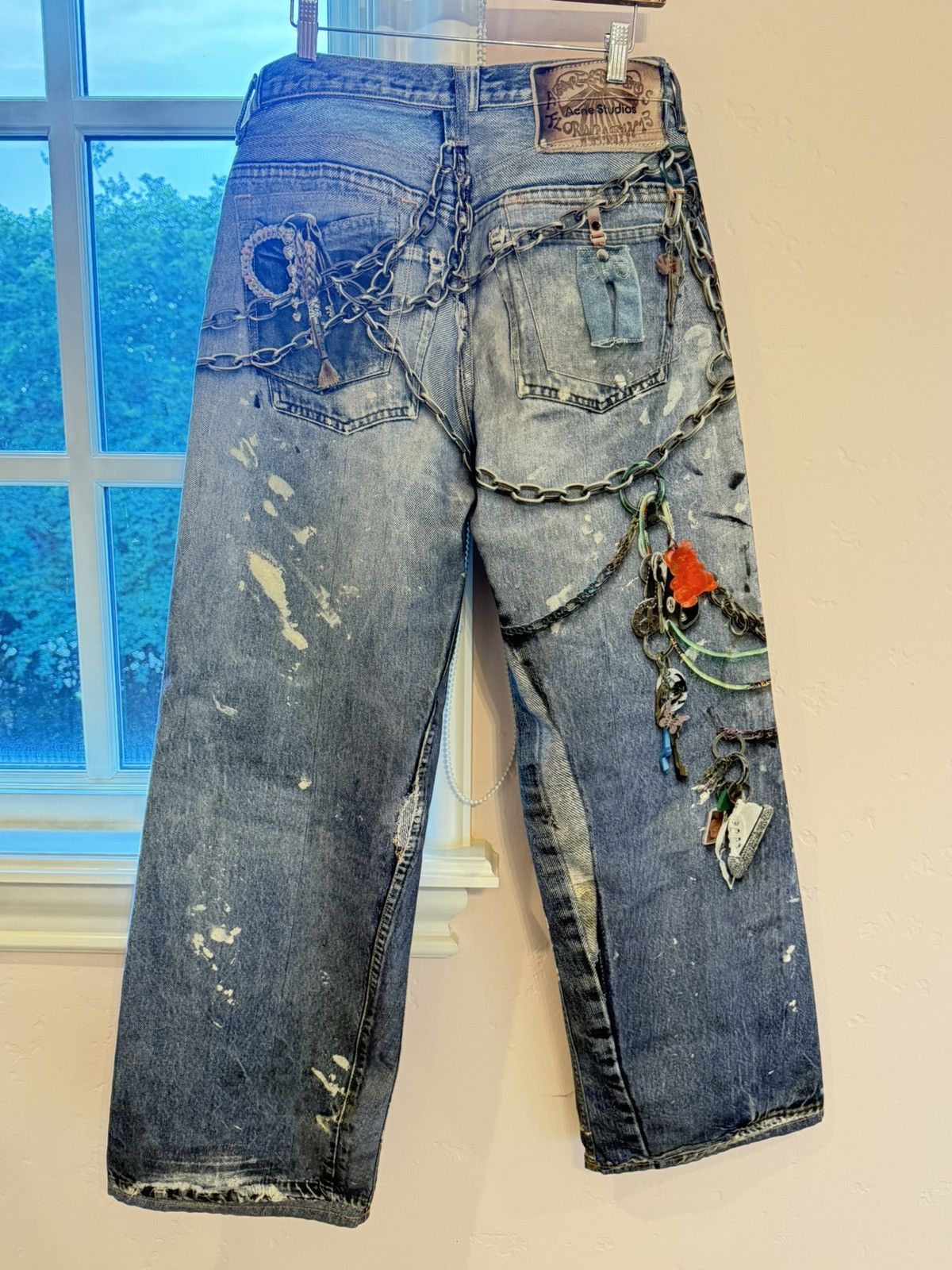 Acne Studios Acne Studios Printed Denim Size US 31 - 8 Thumbnail