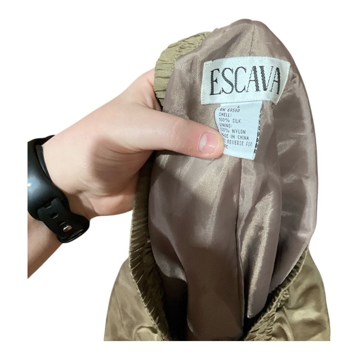 Other Escava Silk Pants Gold Large Size 32" / US 10 / IT 46 - 3 Thumbnail