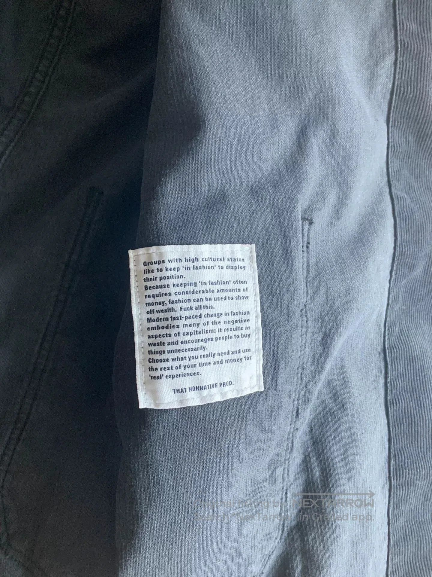 Nonnative nonnative worker 5b cotton cord jacket. Size US XL / EU 56 / 4 - 5 Thumbnail