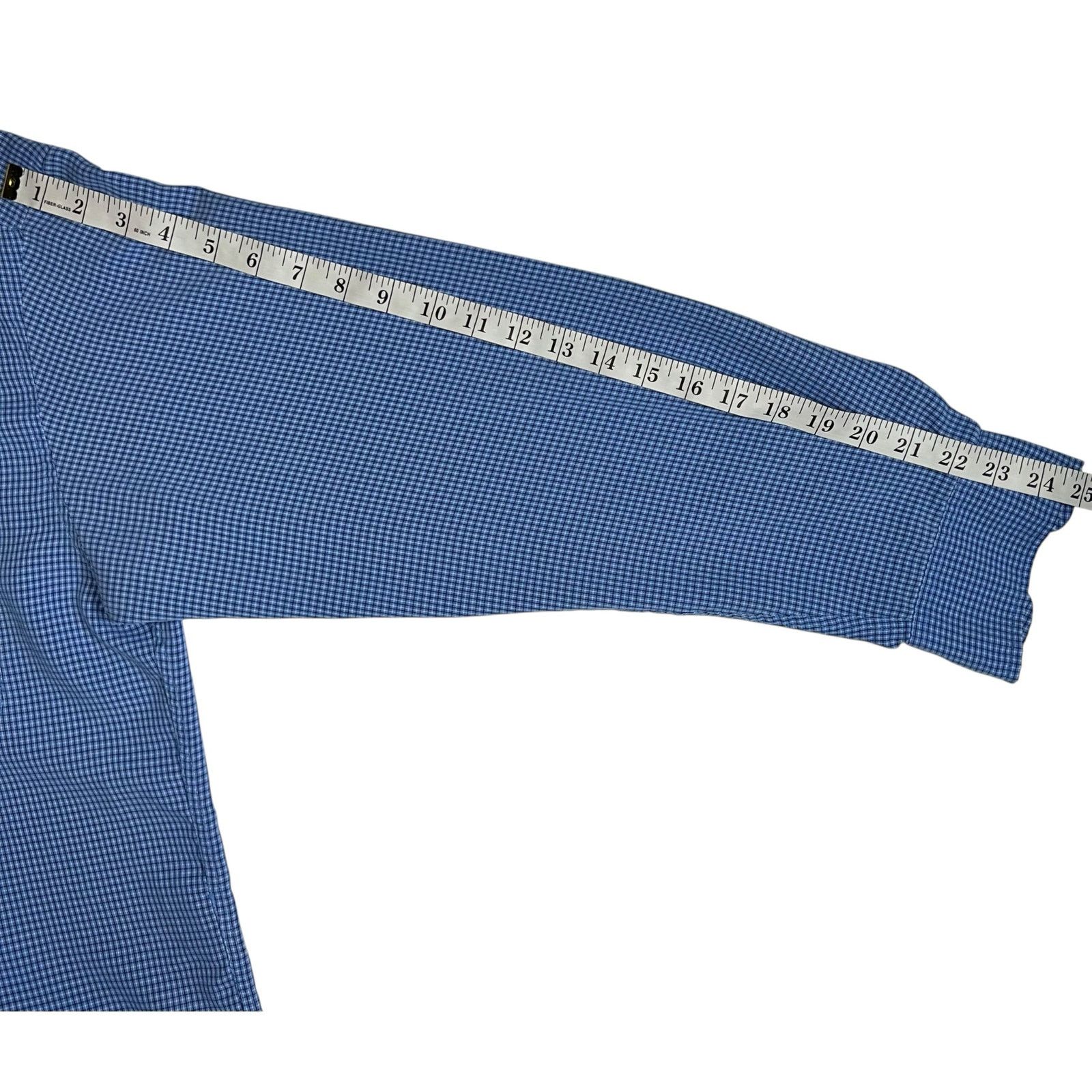 Dockers Dockers Blue Gingham Checker Button Down Shirt Long Sleeve Size US M / EU 48-50 / 2 - 11 Thumbnail