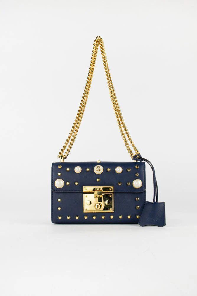 Gucci Gucci Pearl Studded Padlock Bag Size ONE SIZE - 1 Thumbnail