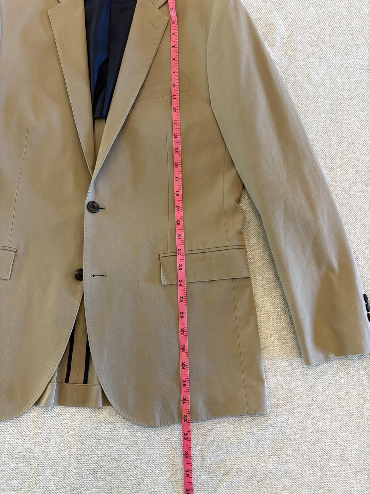 J.Crew J Crew Blazer Ludlow Jacket Woven Mens 42L Larusmiani Italy Size 42L - 2 Thumbnail