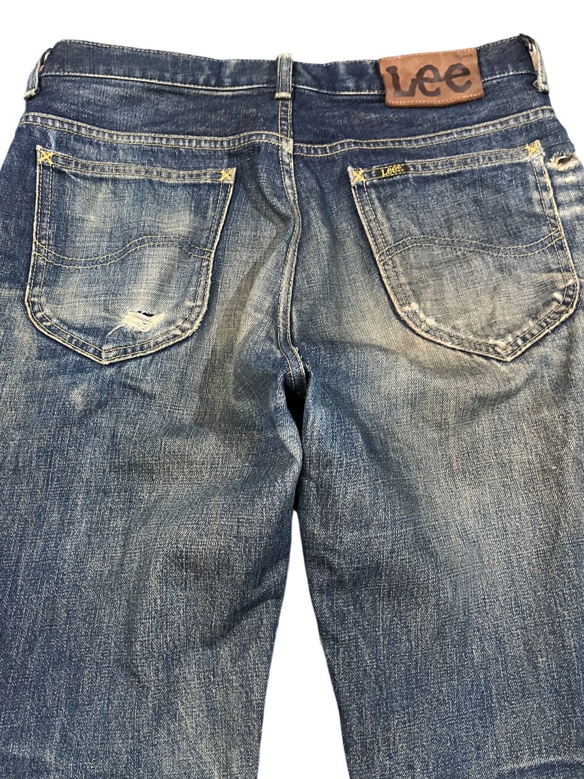 Lee Vintage Lee Rider Flare Bell Bottom Made in Nippon Denim Size US 31 - 7 Thumbnail