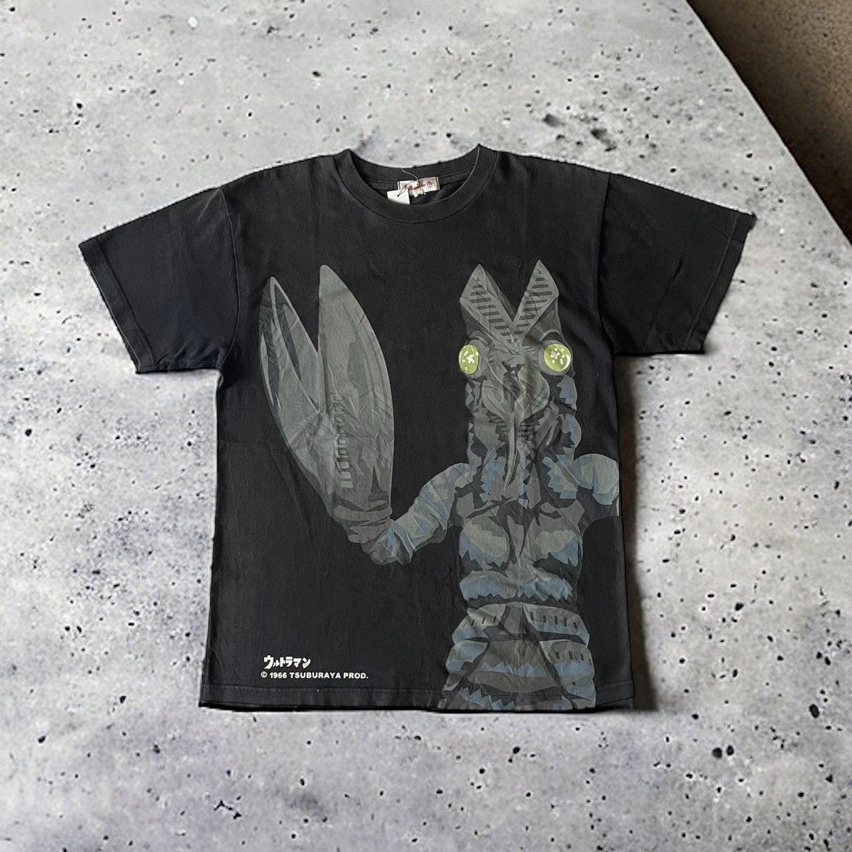 image of Anima x Vintage Ultraman 1966 Tsuburaya Prod Single Character in Black, Men's (Size Medium)