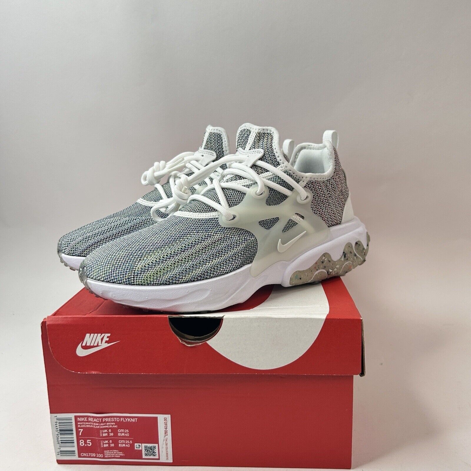 Nike Nike Men's React Presto Flyknit “Recycled Canvas Pack” 2023 Size US 7 / EU 40 - 3 Thumbnail