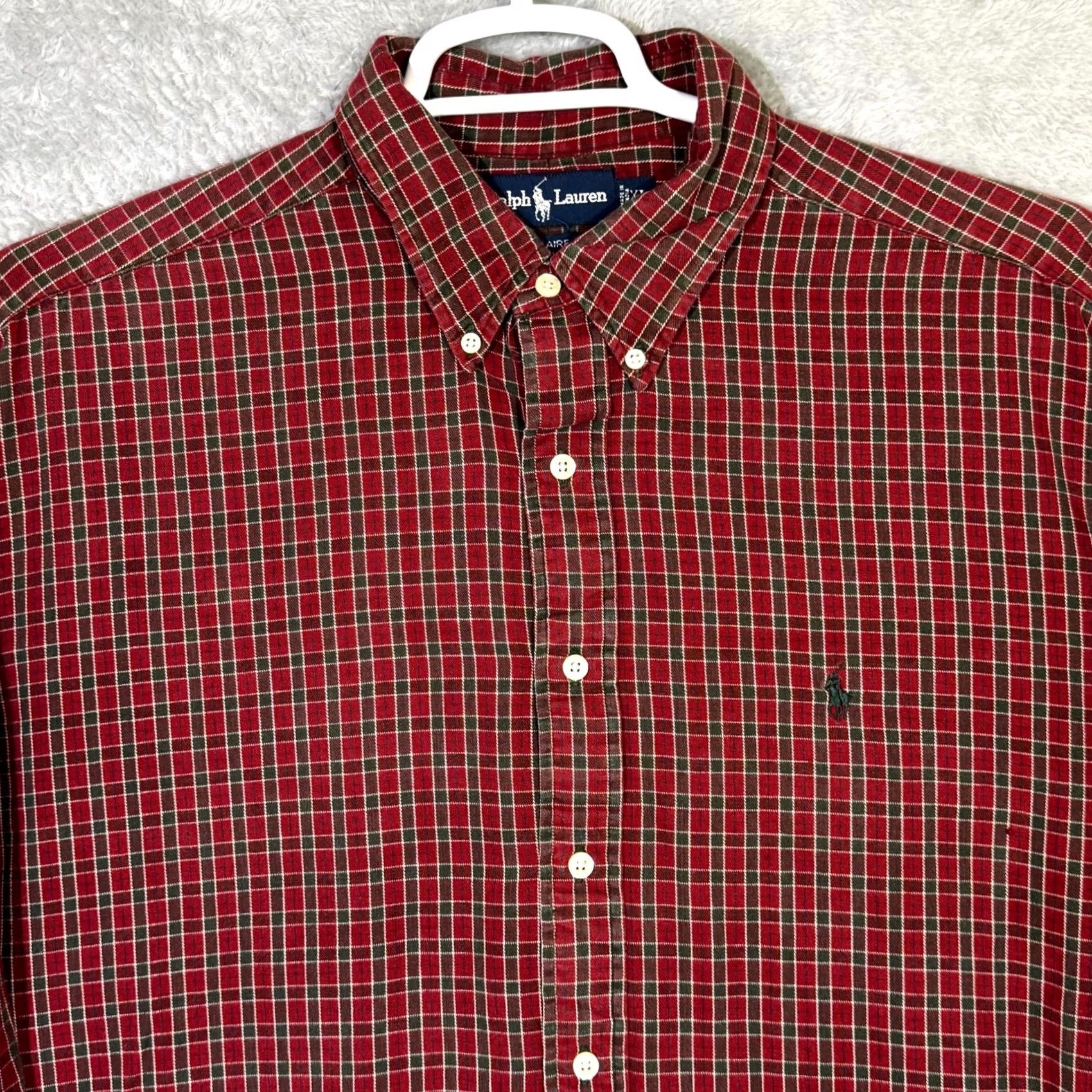 Ralph Lauren Ralph Lauren Blair Button-Down Flannel Shirt Men’s XL Red Plaid 100% Cotton Button Front Vintage No Size US XL / EU 56 / 4 - 5 Thumbnail