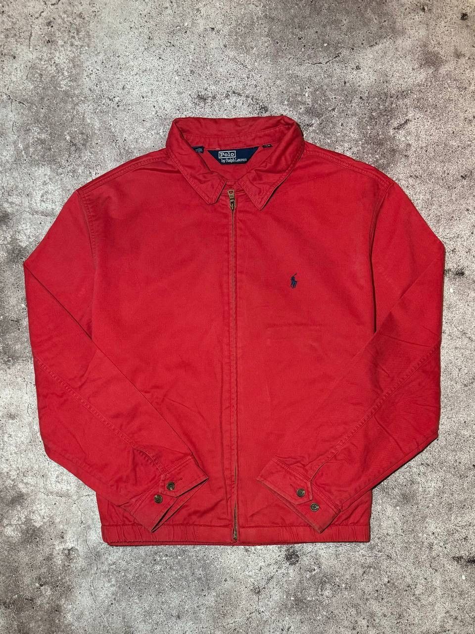 Polo Ralph Lauren Vintage Polo Ralph Lauren Red Harington Bomber Jacket Size US XL / EU 56 / 4 - 1 Thumbnail