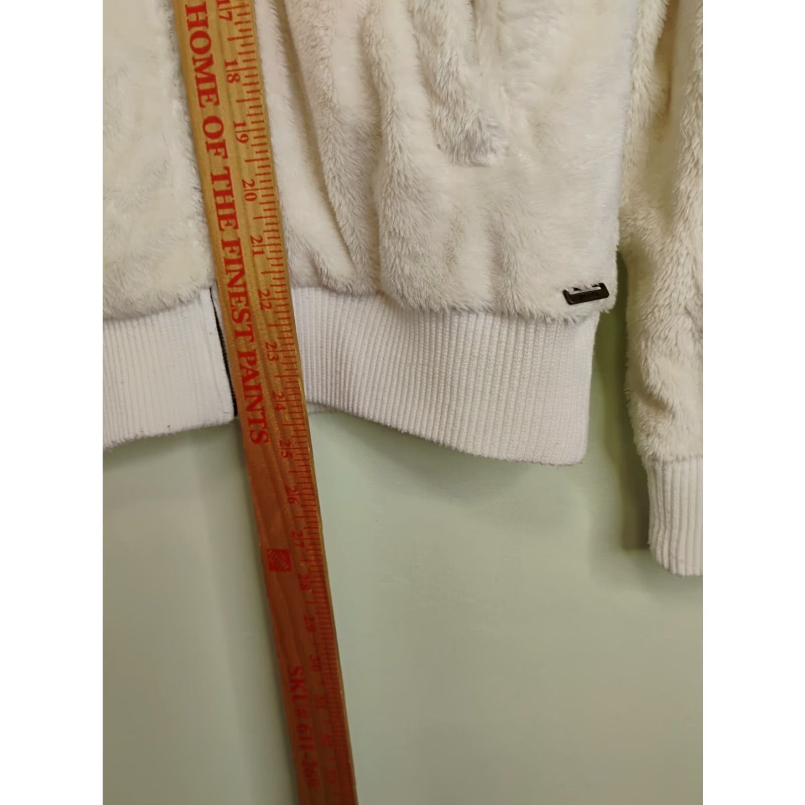Prana prAna Hoodie Full Zip Fuzzy Logo Zipper White Womens S Small Cream Ivory Size S / US 4 / IT 40 - 7 Thumbnail