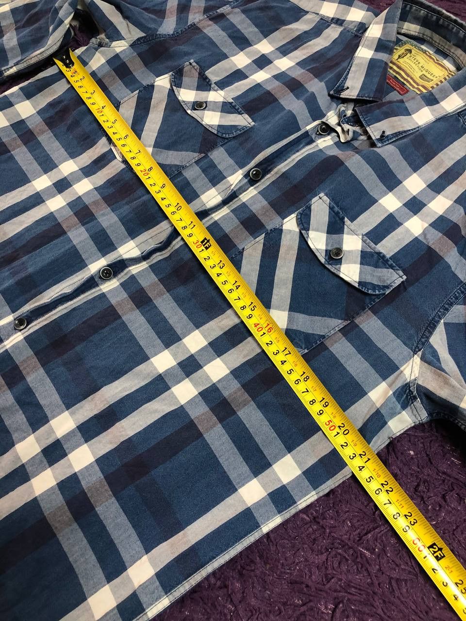 Barbour × Vintage Barbour international Steve McQueen checkered shirts butto Size US L / EU 52-54 / 3 - 13 Thumbnail