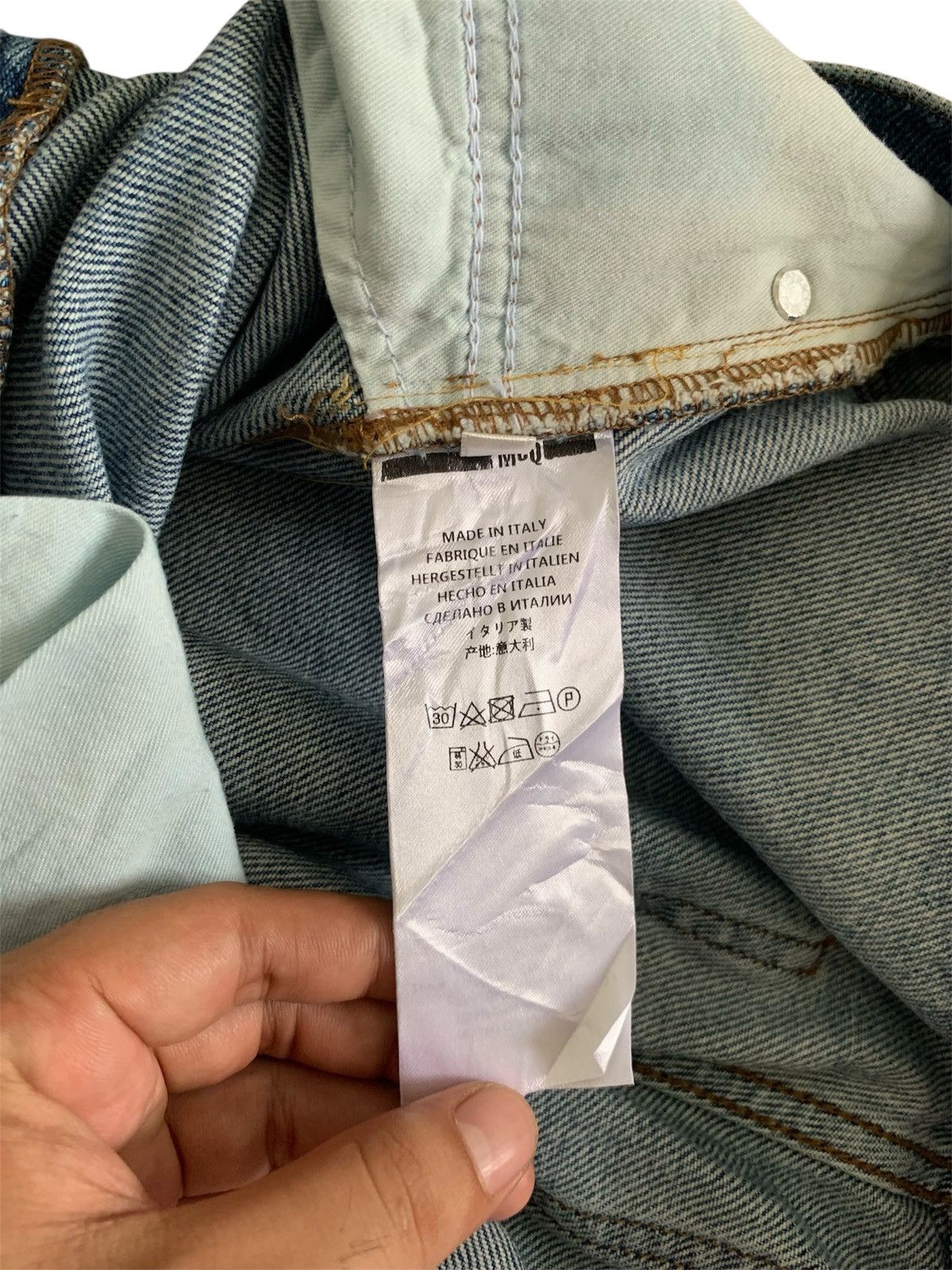 Alexander McQueen Alexander McQueen MCQ Blue Jeans Size US 32 / EU 48 - 7 Thumbnail