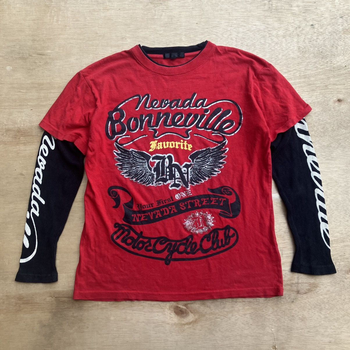Vanson Leathers MOTORCYCLE CLUB BONNEVILLE CLUB Y2K AMERICAN STYLE Size US M / EU 48-50 / 2 - 1 Thumbnail