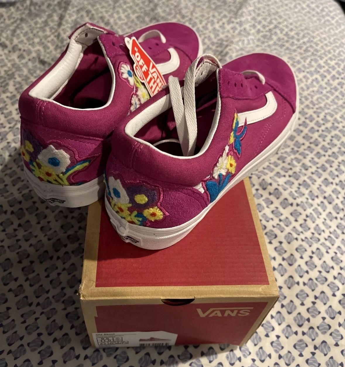 Vans Vans old skool embroidery flower size 9.5 Size US 9.5 / EU 42-43 - 1 Thumbnail