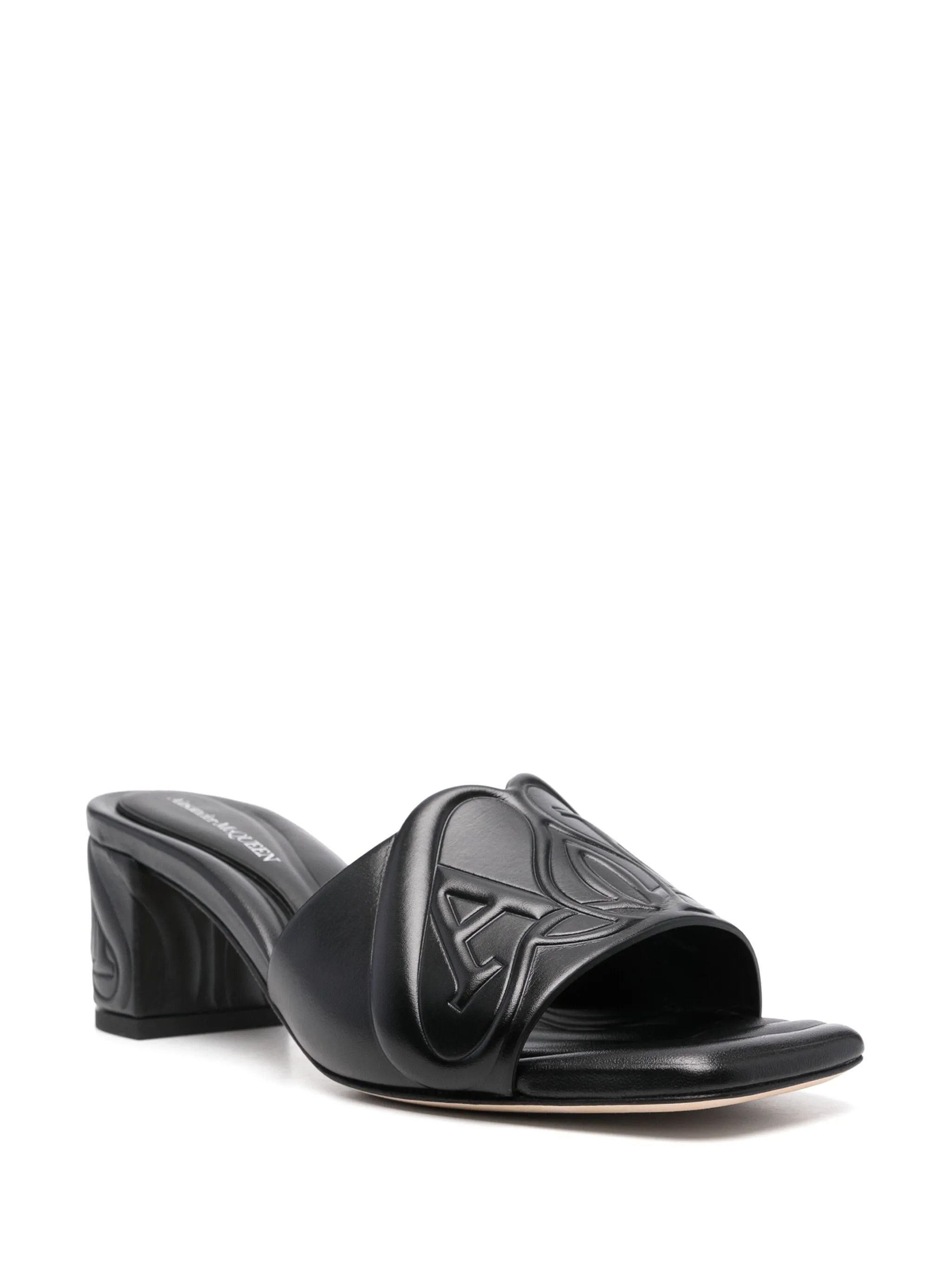 Alexander McQueen o1y0225 Mules in Black Size US 6 / IT 36 - 2 Thumbnail