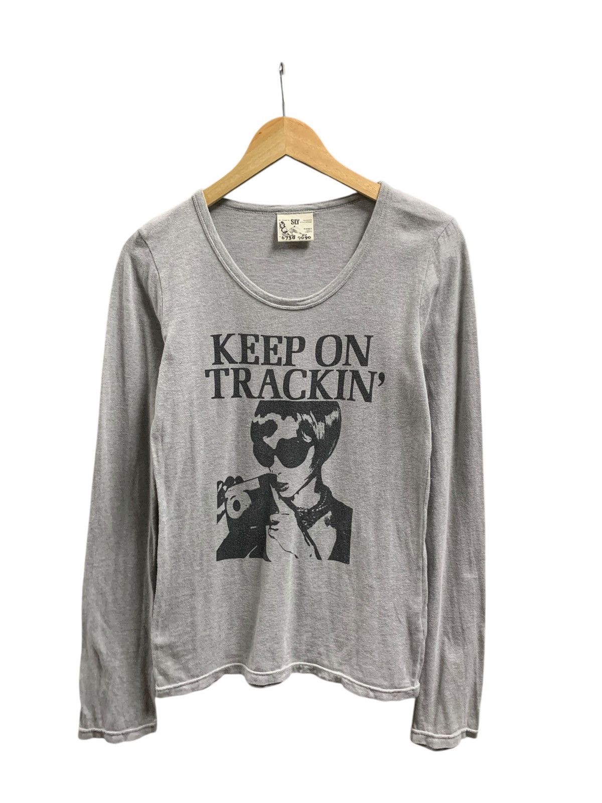 Japanese Brand × Sly Guild SLY “Keep on Trackin” Shirt Size S / US 4 / IT 40 - 1 Thumbnail