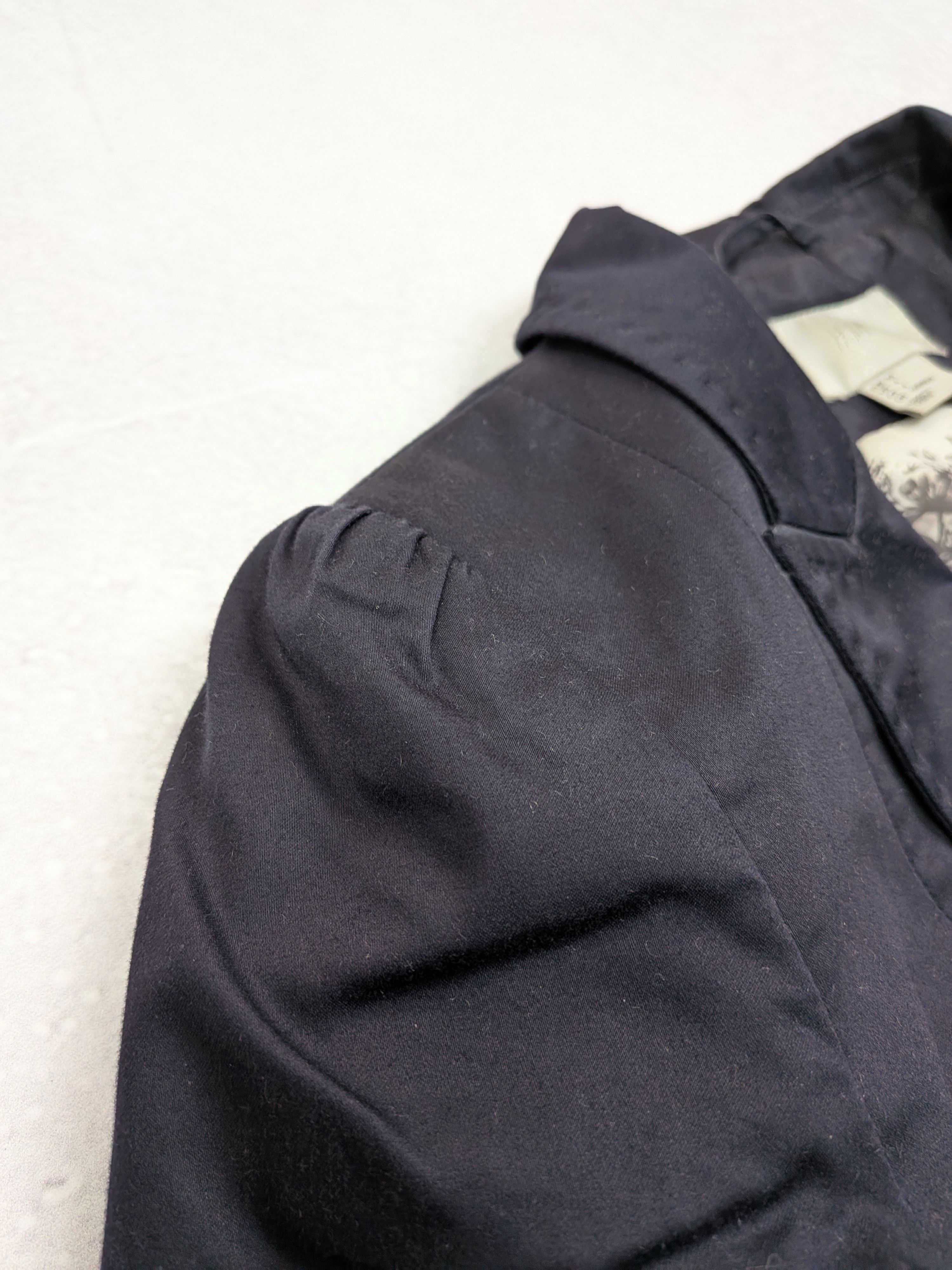 H&M H&M Navy Military Avant-garde Blazer Size 34 / XS Women Size XS / US 0-2 / IT 36-38 - 8 Thumbnail