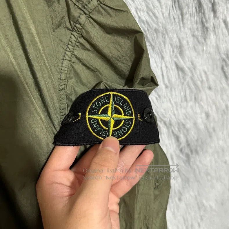 Stone Island Stone Island Pleated Nylon Jacket, Military Green, XXL Siz Size US XXL / EU 58 / 5 - 3 Thumbnail