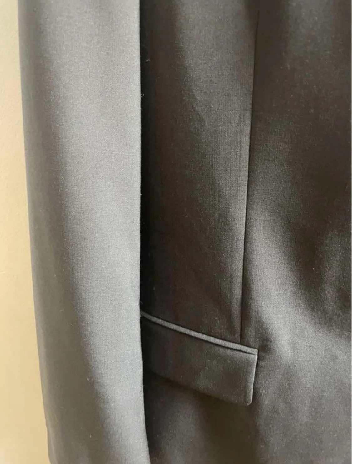 Balmain × Designer Balmain Black Blazer, Minimalist Classic Suit Jacket Size 46R - 7 Thumbnail