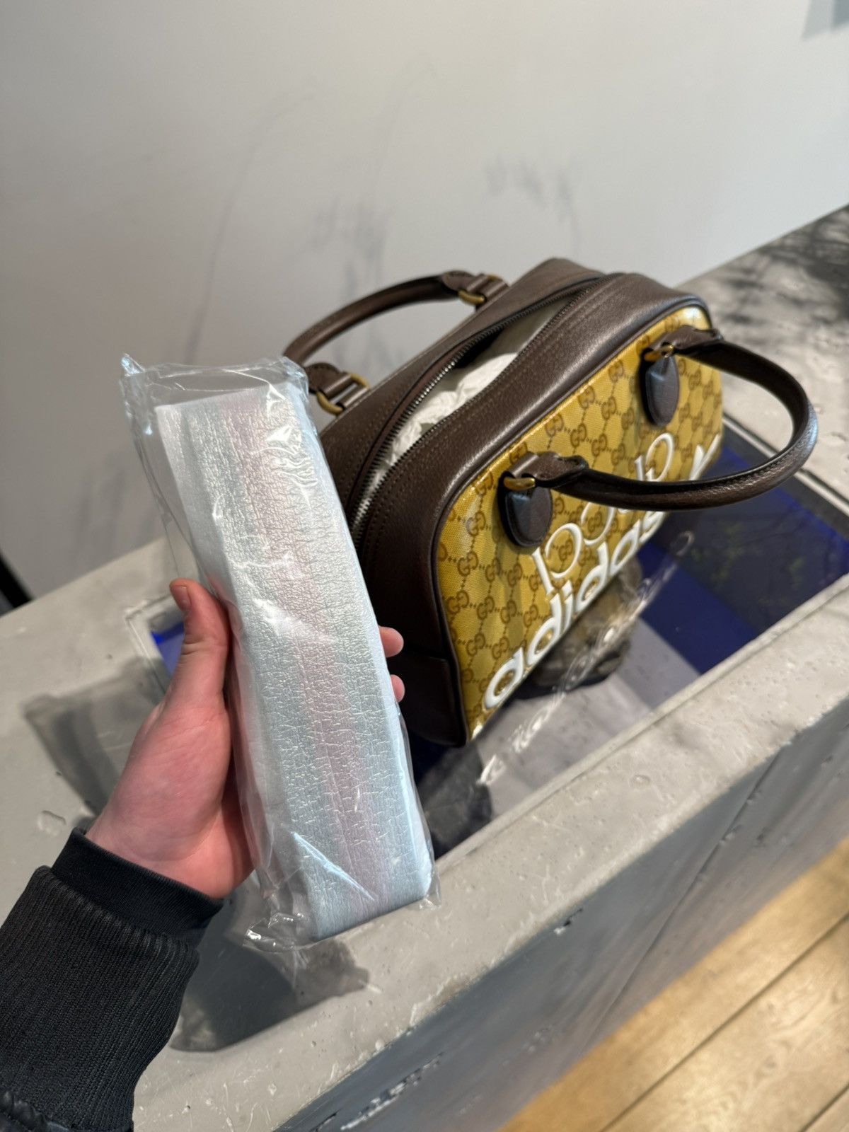 Adidas × Gucci BNWT Gucci x Adidas Medium Bag Size ONE SIZE - 5 Thumbnail