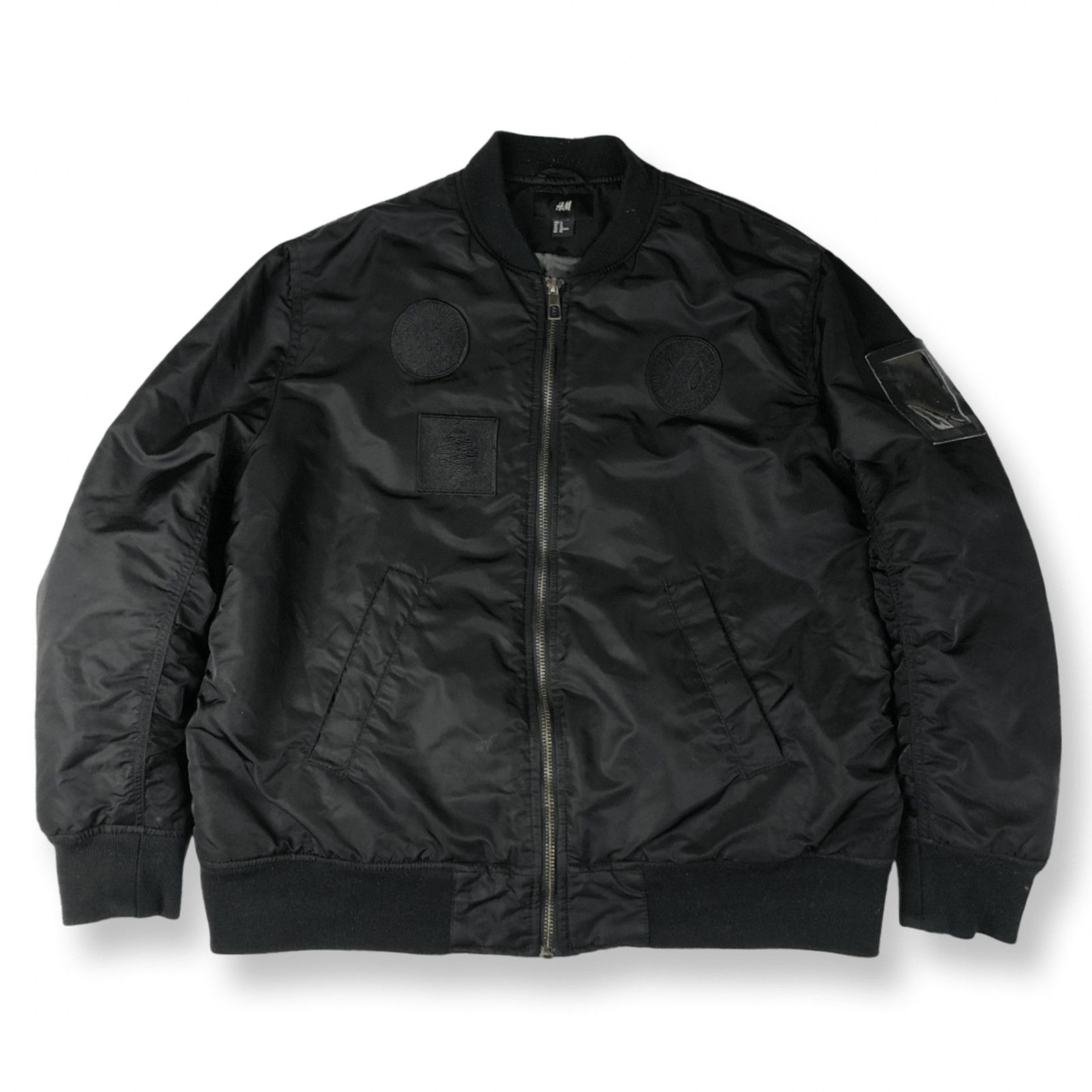 H&M × The Weeknd The Weeknd H&M Bomber Black Jacket Logo Size US XL / EU 56 / 4 - 2 Thumbnail