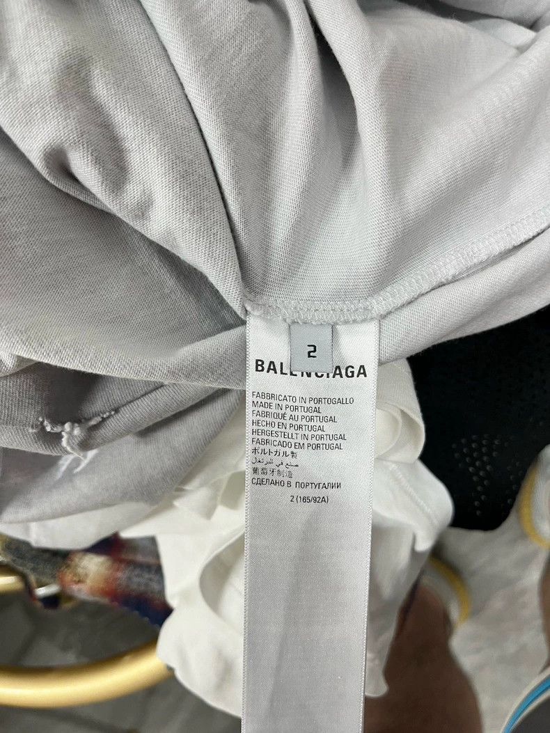 Balenciaga Balenciaga Rock Band Ink Splatter Faux Two-Piece Long Slee Size US M / EU 48-50 / 2 - 5 Thumbnail