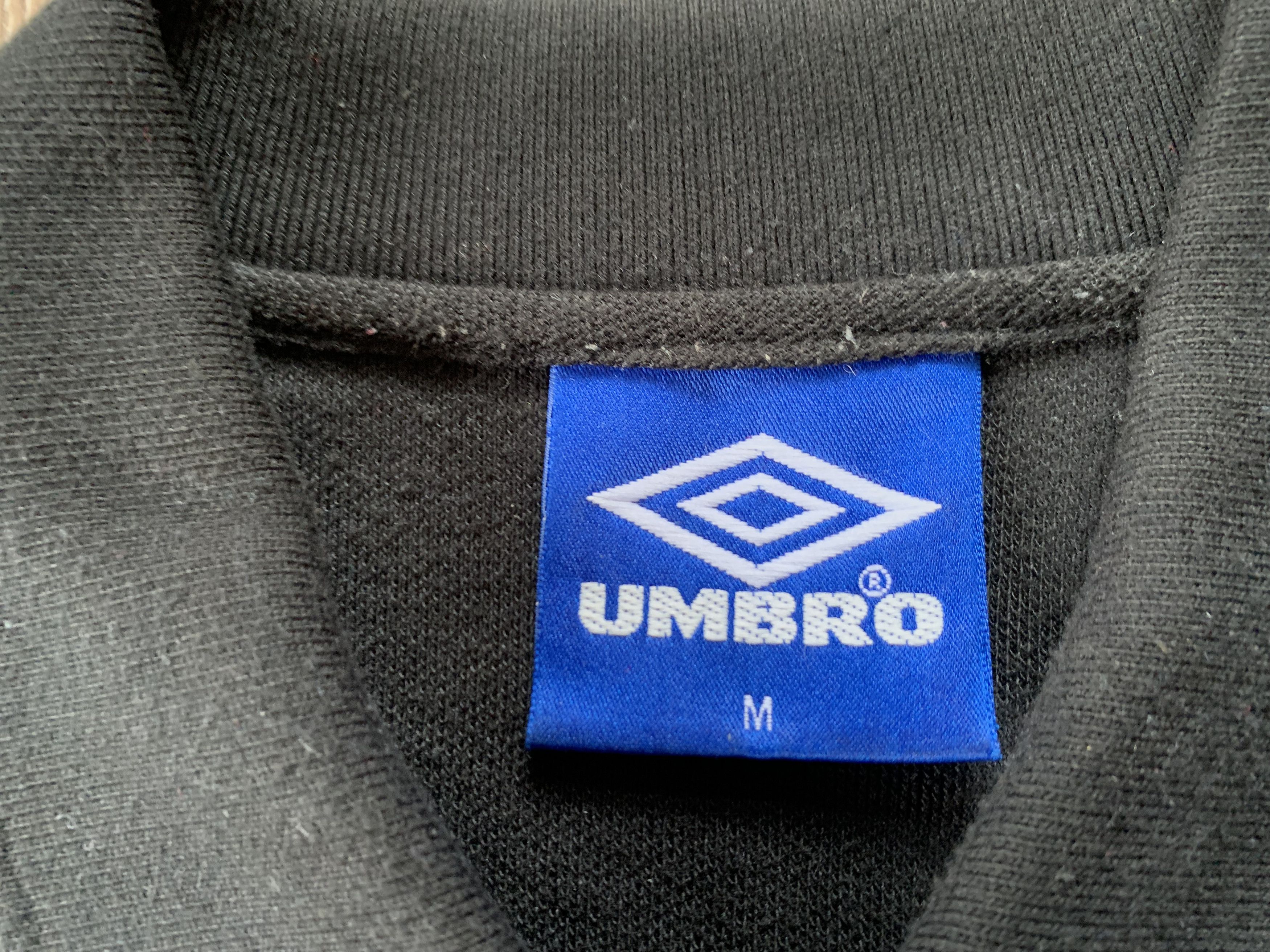 Umbro × Vintage Rare Umbro Manchester United Vintage Cotton Polo Size US M / EU 48-50 / 2 - 7 Thumbnail