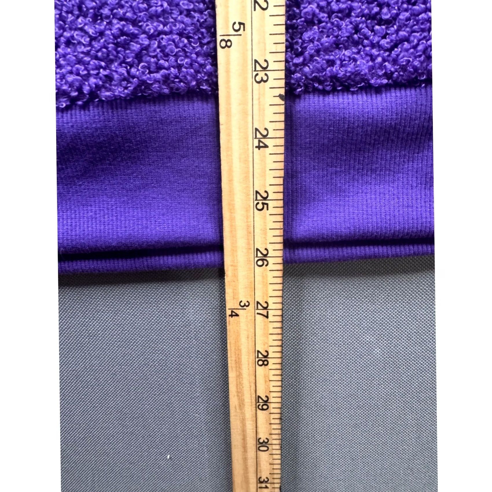 Vintage New York & Company Sweatshirt Womens Purple Boucle Sherpa Pullover Large NWT Size L / US 10 / IT 46 - 4 Thumbnail