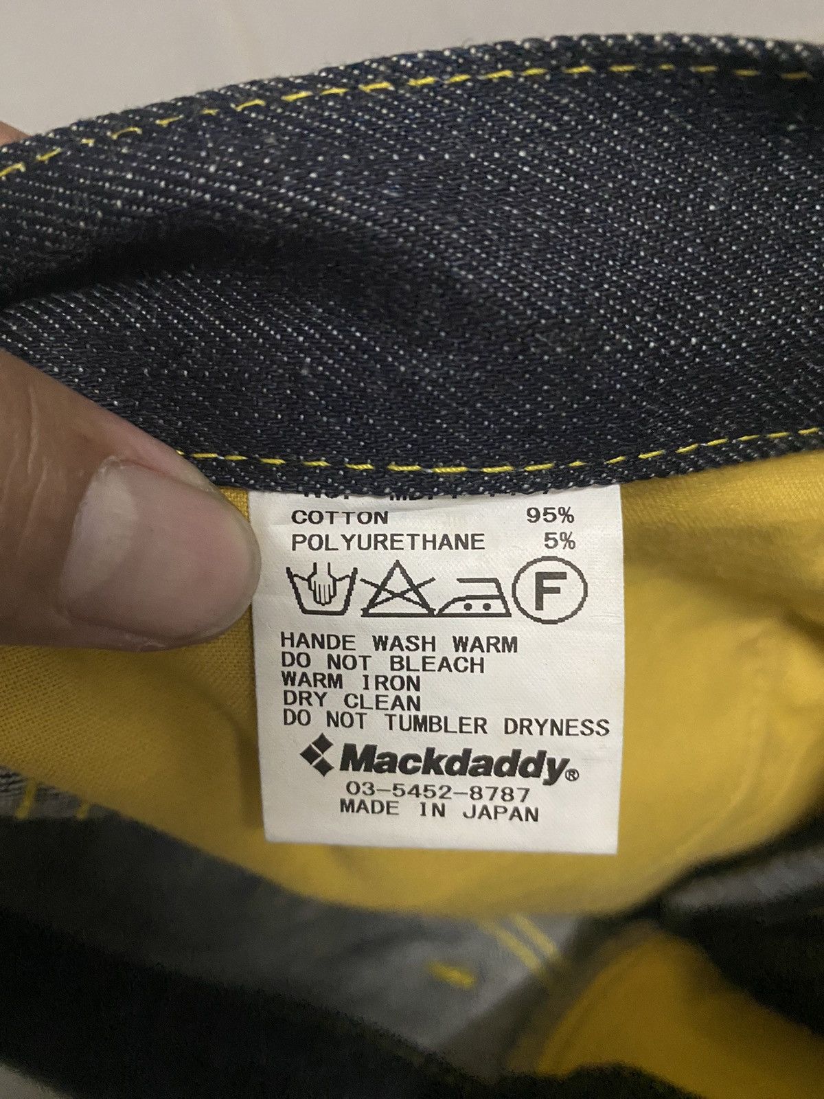 Offer‼️Vintage Mackdaddy Japanese Denim Jeans