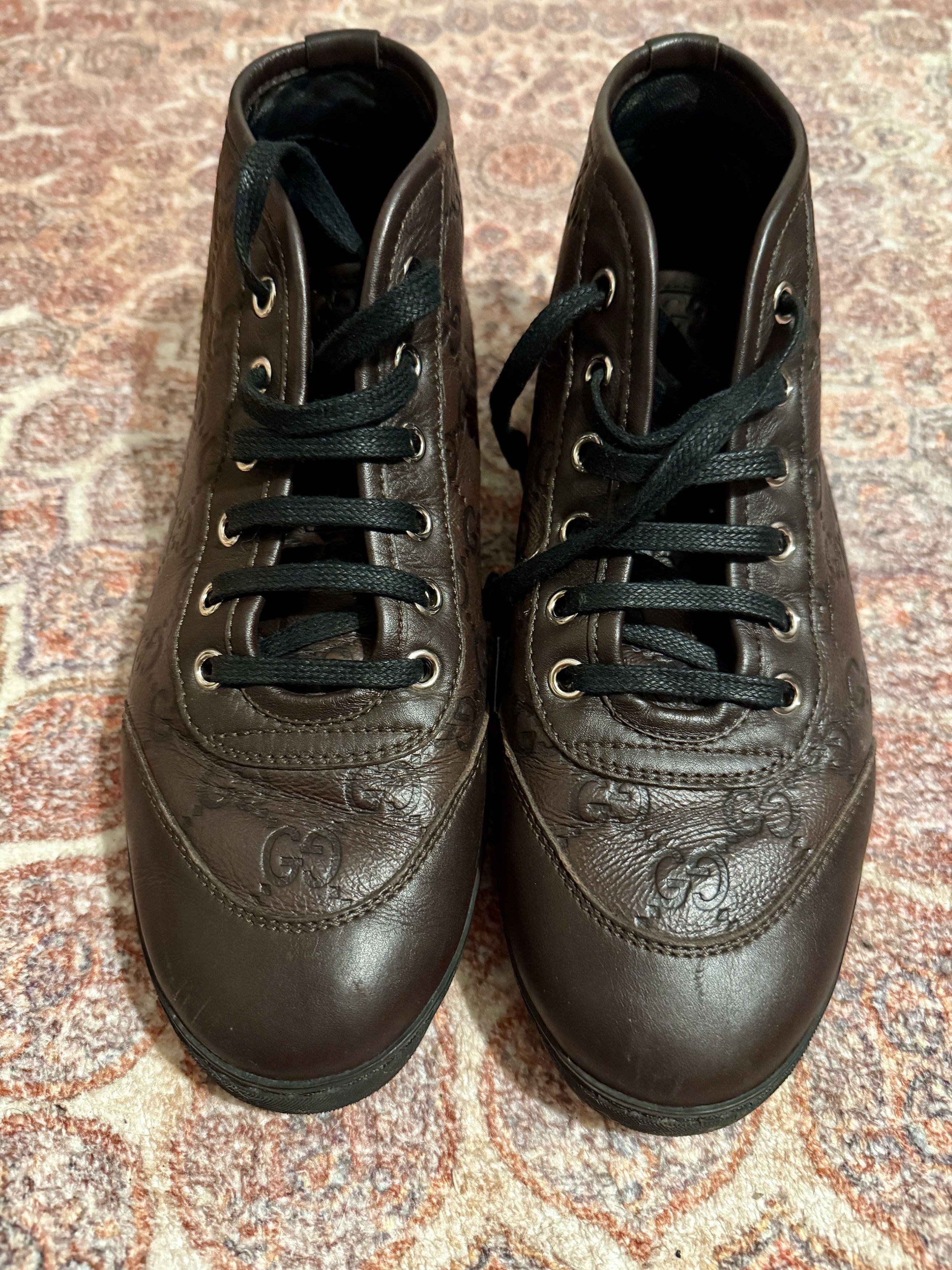 Gucci Gucci Chocolate Guccissima Leather Size US 7 / IT 37 - 1 Thumbnail