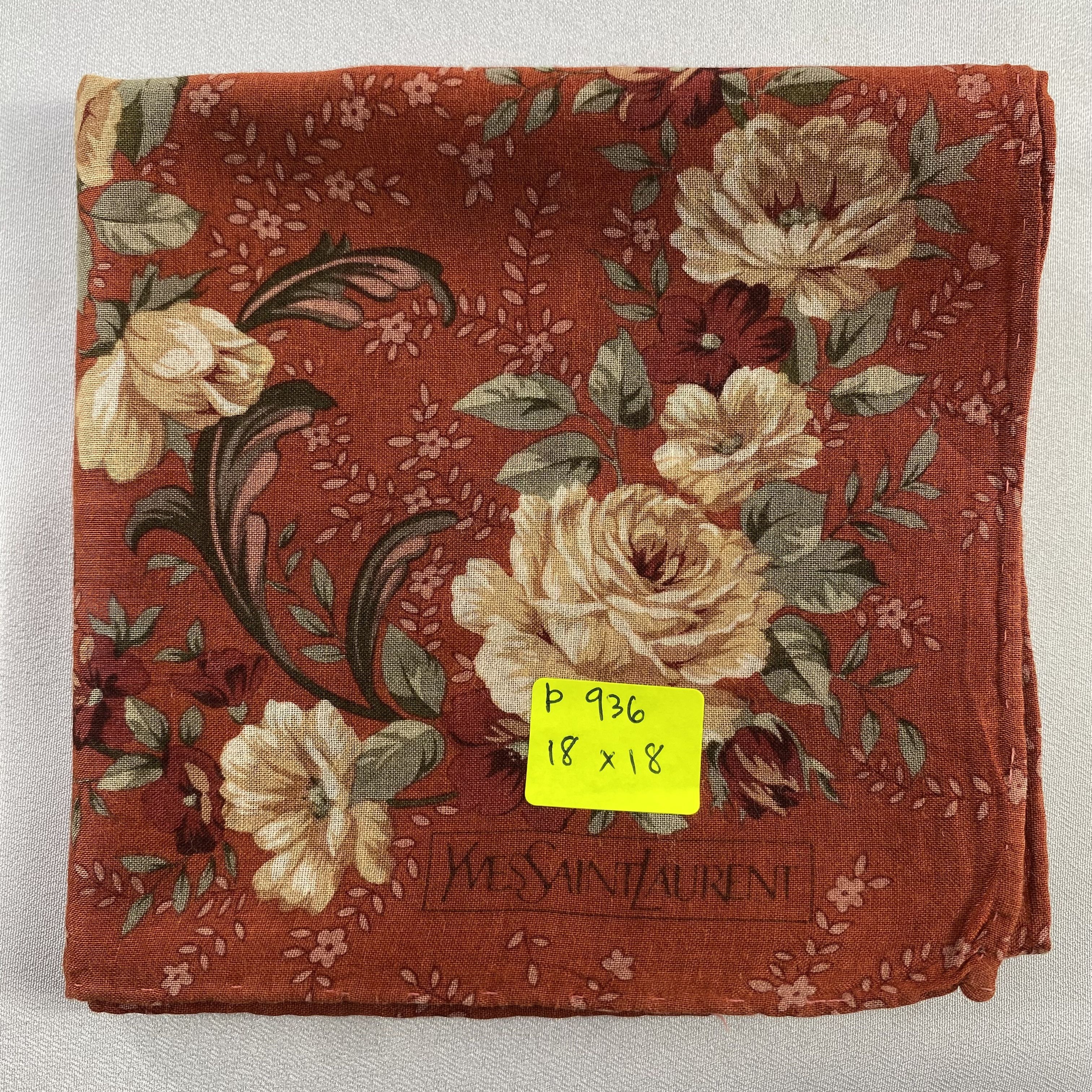 Vintage × Yves Saint Laurent Yves Saint Laurent Neckerchief / Handkerchief-P936 Size ONE SIZE - 5 Thumbnail