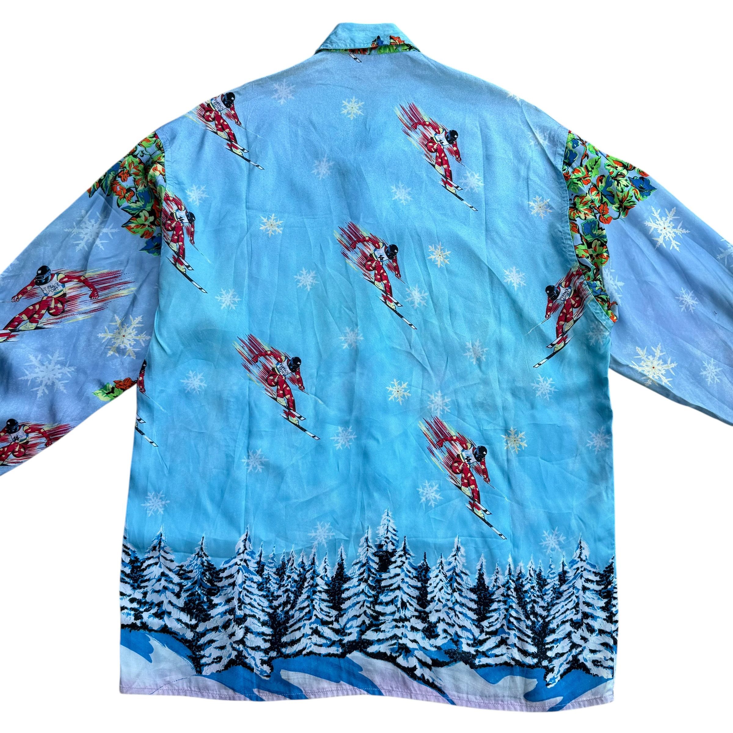 Versace Vintage Versace Sport Silk Shirt Size US M / EU 48-50 / 2 - 8 Thumbnail