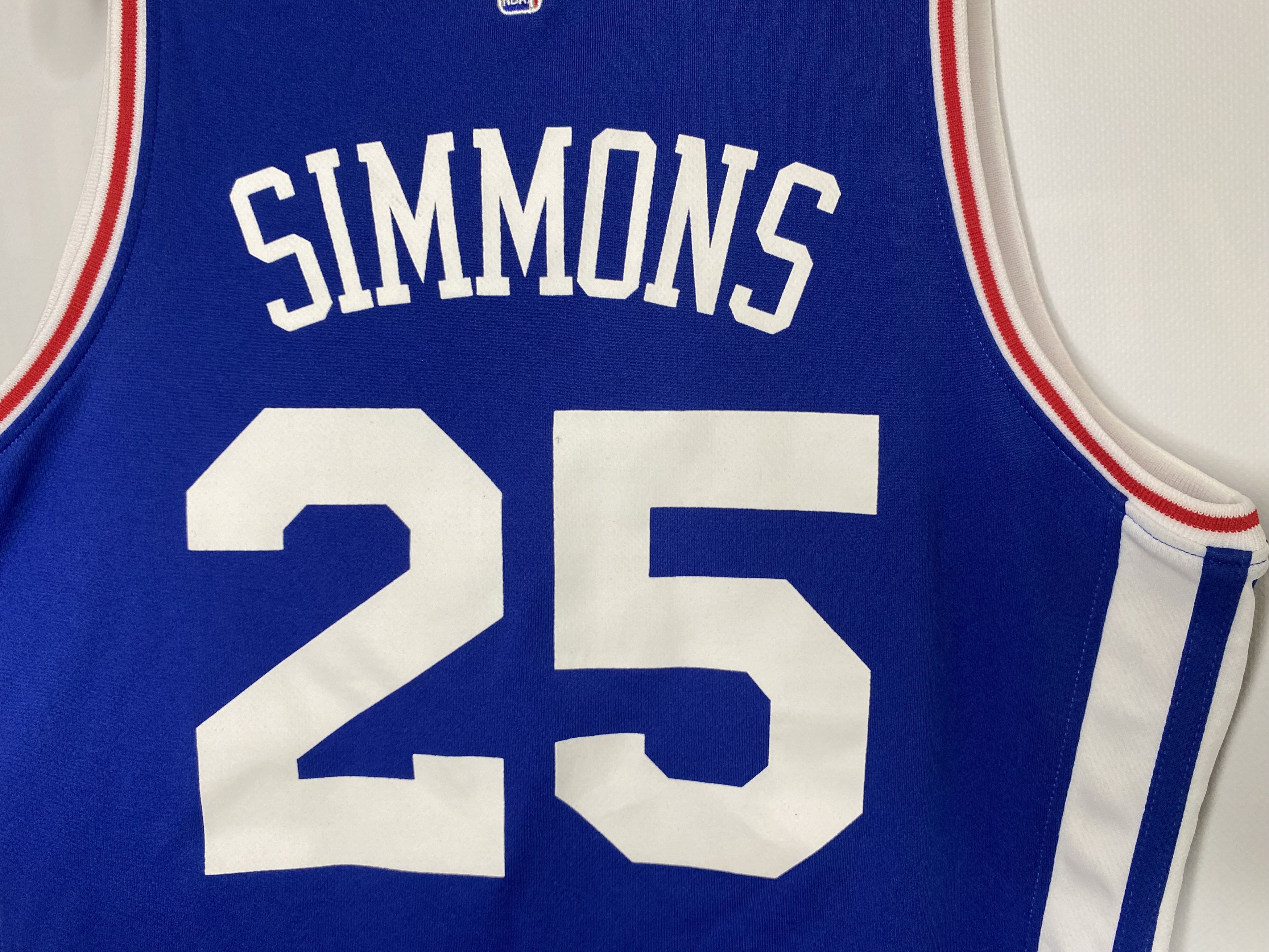 Adidas × NBA BEN SIMMONS #25 PHILADELPHIA NBA BASKETBALL JERSEY SHIRT Size US XS / EU 42 / 0 - 3 Thumbnail