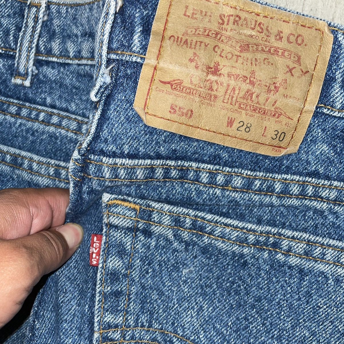 Levi's Vintage Clothing Vintage Levi’s 550 XX Made In USA Size US 27 - 2 Thumbnail