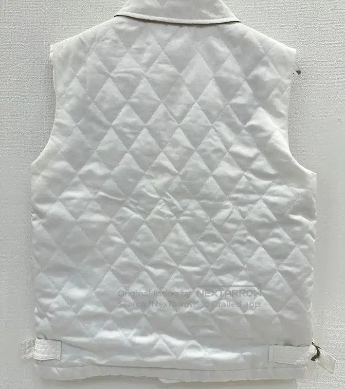Burberry Burberry White Cotton Quilted Short Down Jacket. Size XS / US 0-2 / IT 36-38 - 2 Thumbnail