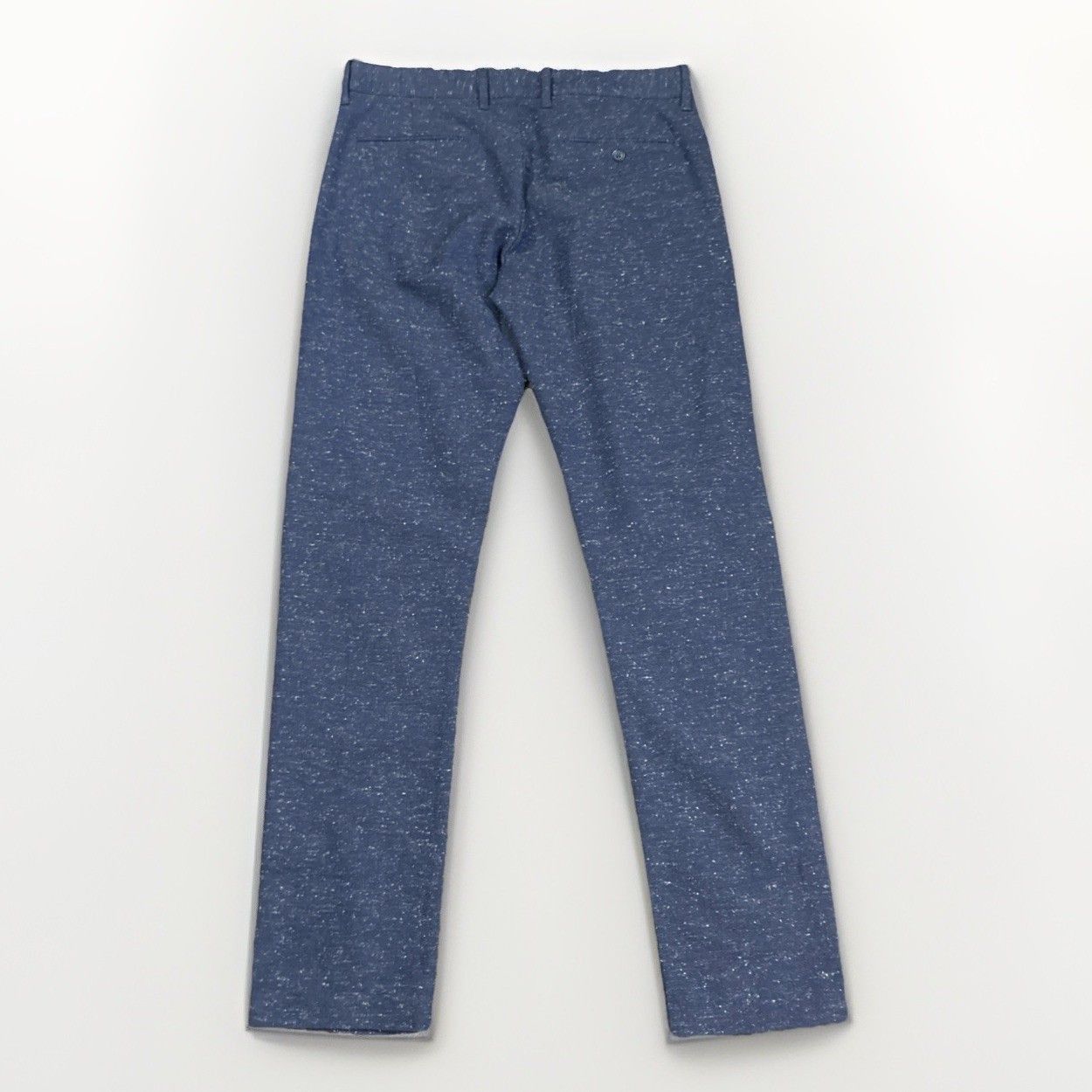 J.Crew J Crew Driggs Blue Speckle Cotton Blend Flat Front Pants 32 Size US 34 / EU 50 - 2 Thumbnail