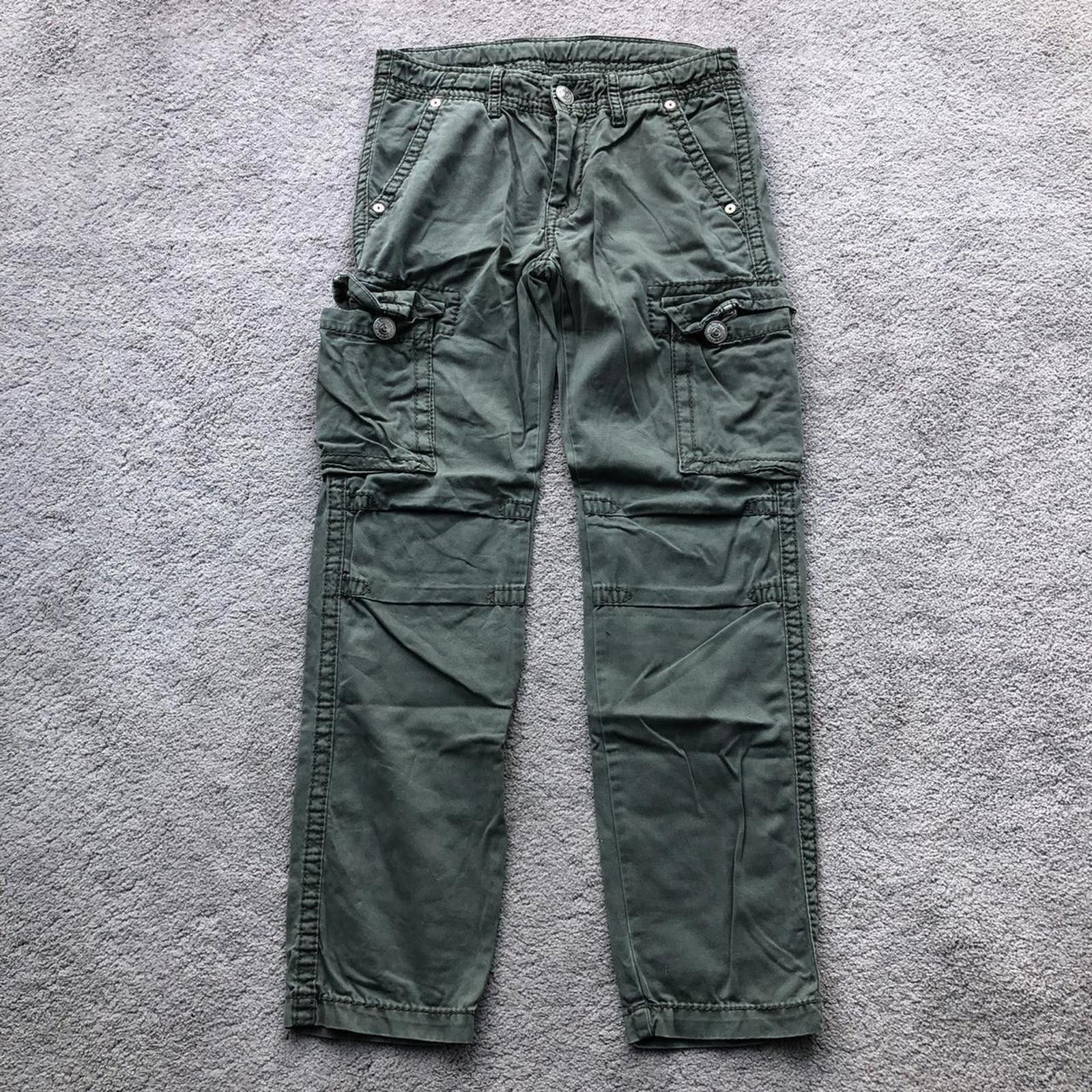 True Religion True Religion Multipocket Utility Technical Cargo Trousers Size US 30 / EU 46 - 1 Thumbnail