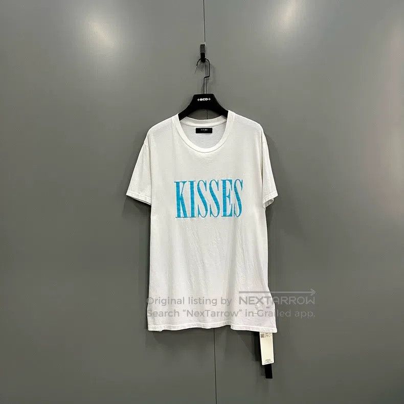 Amiri Amiri Size XL White letter printed short sleeves Size US XL / EU 56 / 4 - 1 Thumbnail