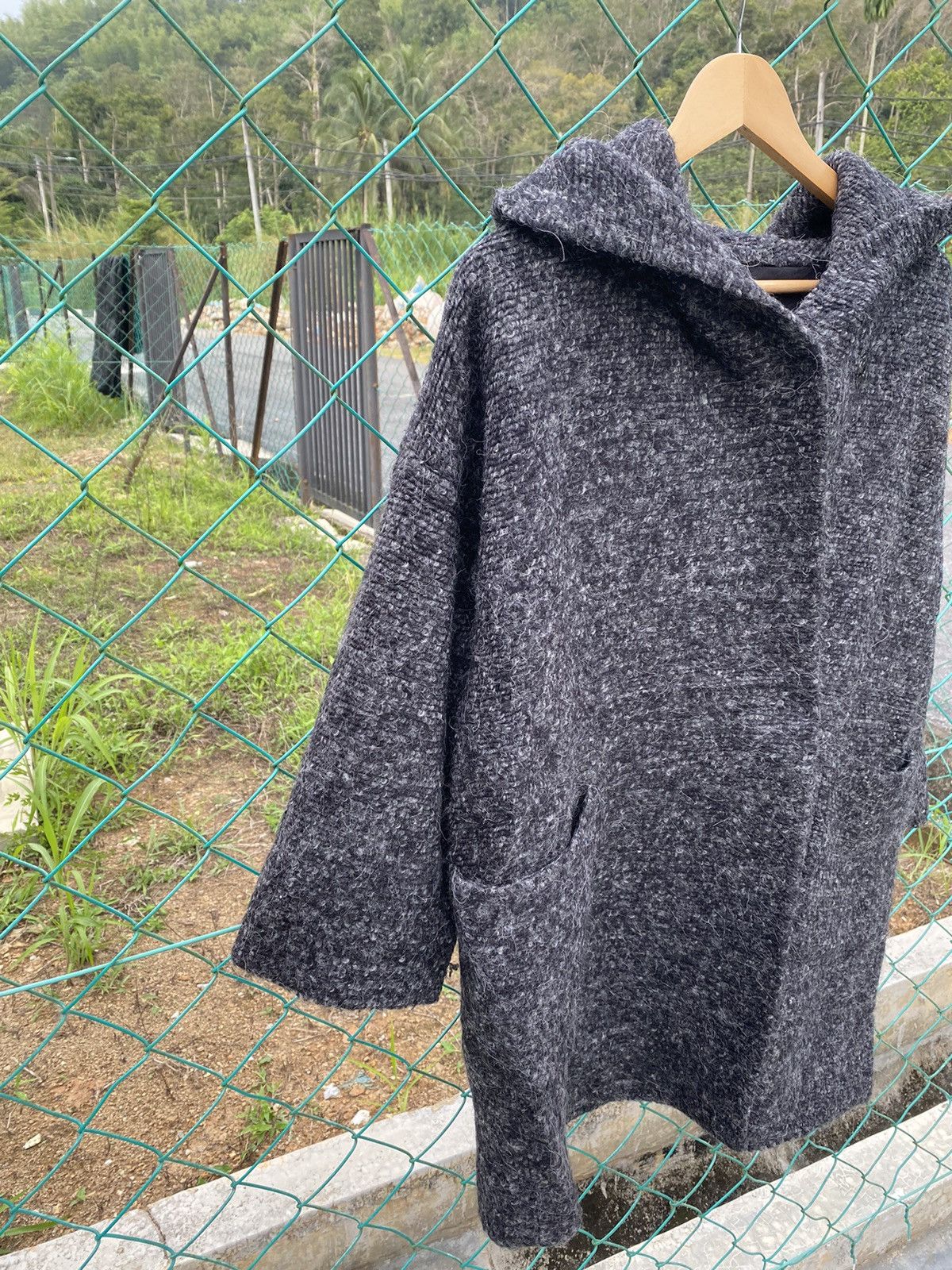 URBAN RESEARCH DOORS Urban Research Door Mohair Hooded Jacket Size L / US 10 / IT 46 - 5 Thumbnail
