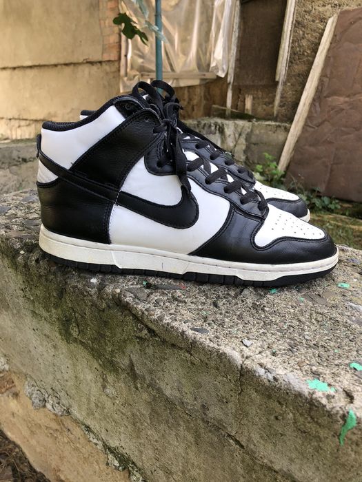 Nike WMNS Nike Dunk High Black/White Panda | Grailed