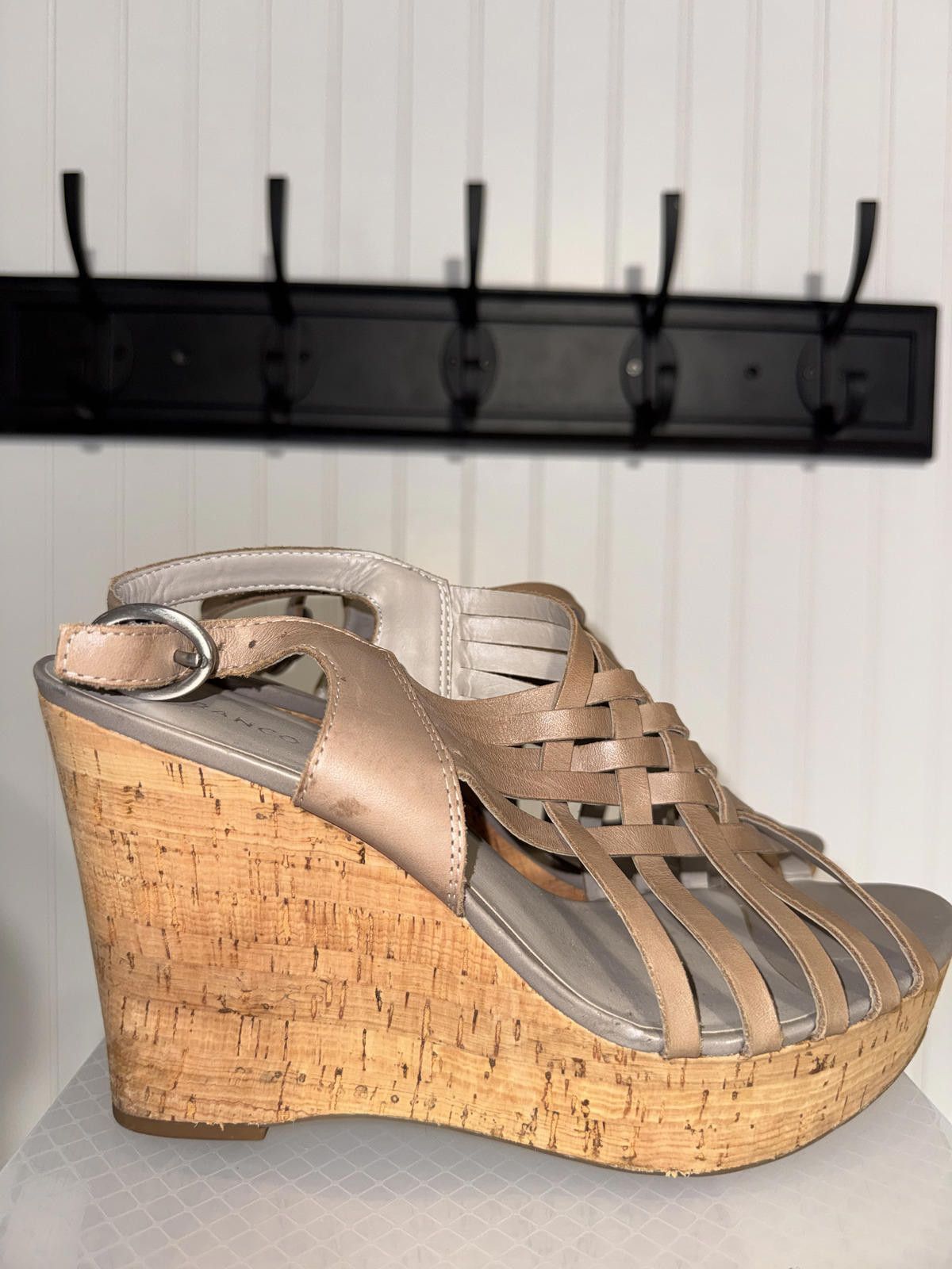 Other Franco Sarto Women's Cork Wedge Sandals Size 10 Size US 10 / IT 40 - 2 Thumbnail