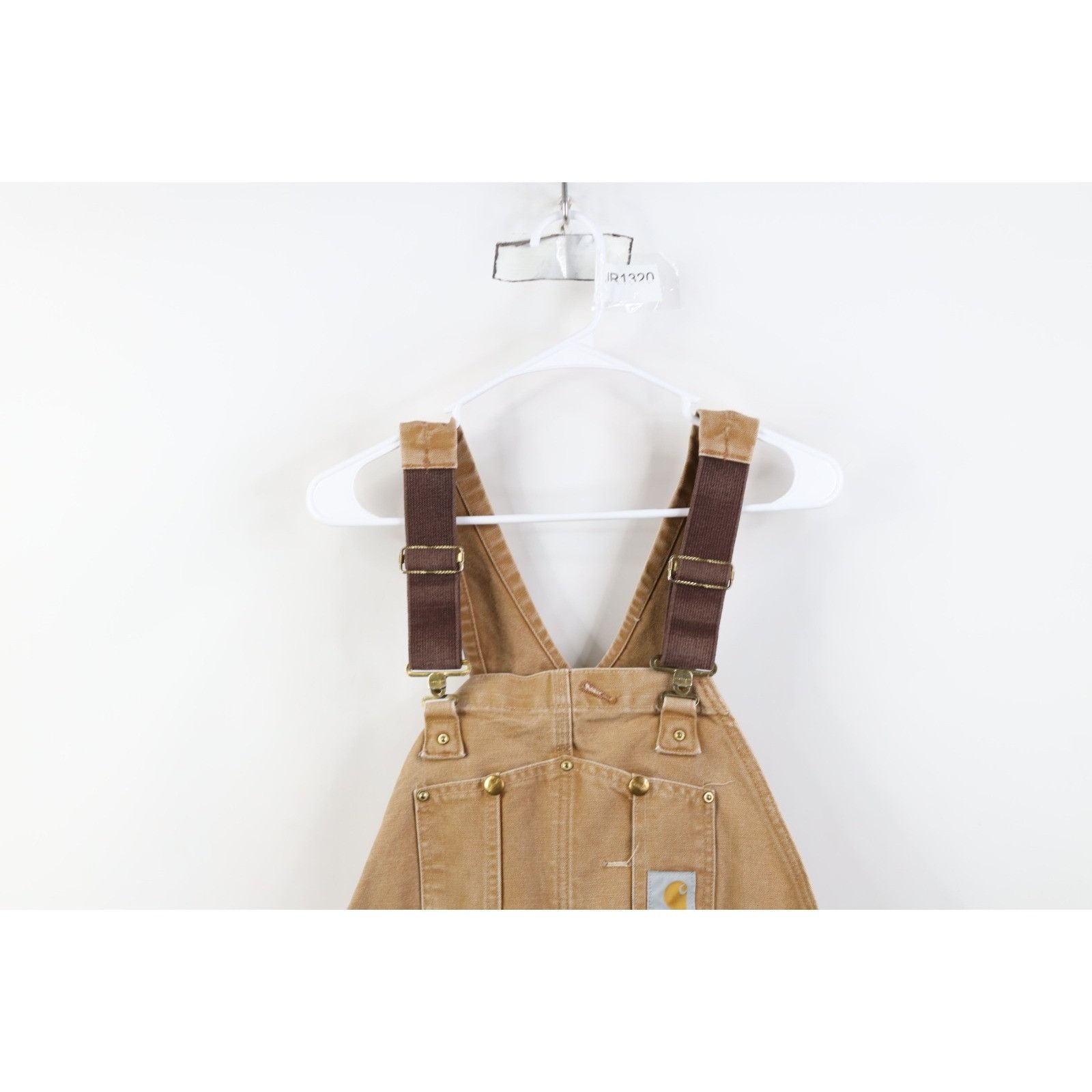 Carhartt Vintage Y2K Carhartt Faded Double Knee Canvas Overalls Size US 36 / EU 52 - 2 Thumbnail