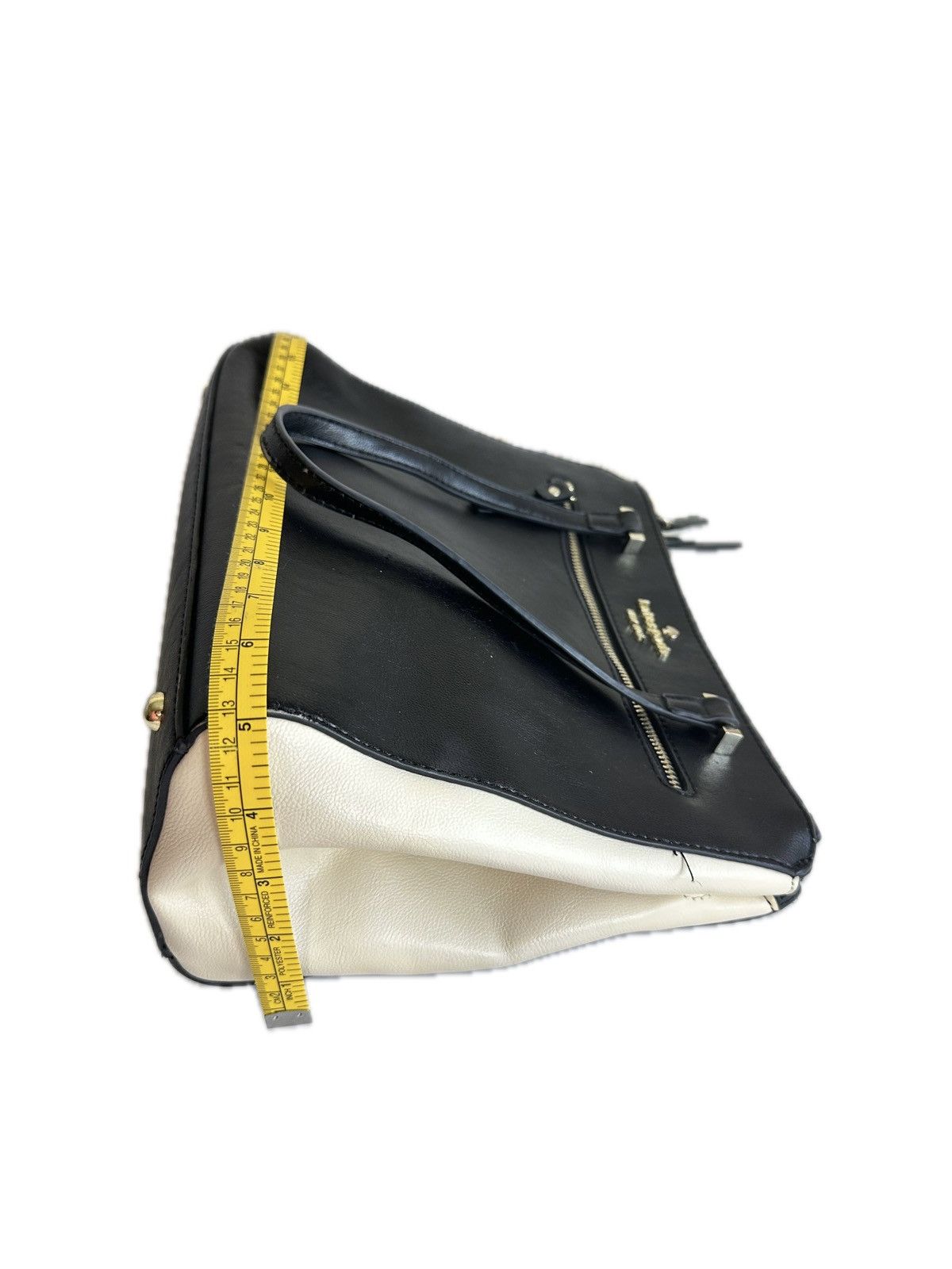 Kate Spade Kate Spade Matthew Dr Black Leather Satchel Two-Tone Gusset Size ONE SIZE - 13 Thumbnail