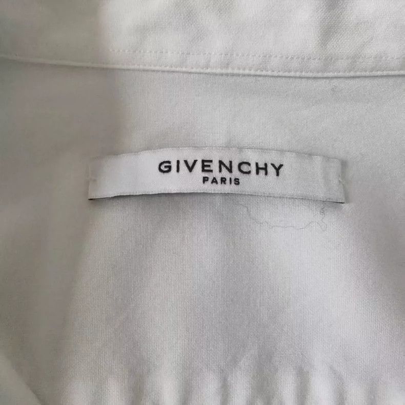 Givenchy Givenchy Size40 Pocket Embroidered Logo Shirt Size US M / EU 48-50 / 2 - 4 Thumbnail