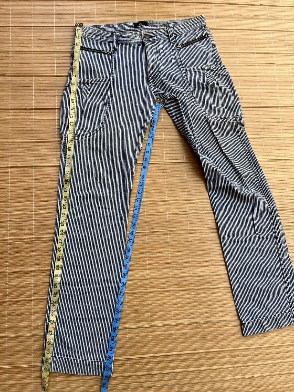 Le Grande Bleu (L.G.B.) Vtg 291295 homme hickory striped pants Size US 34 / EU 50 - 15 Thumbnail