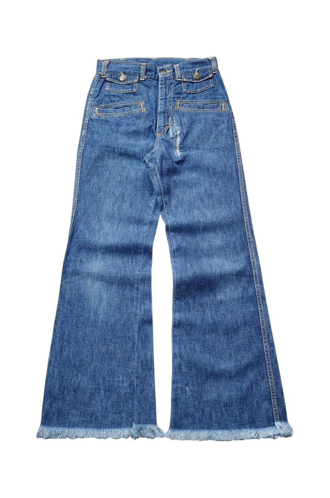 Lee 70s,80s Lee Vintage Bootcut Jeans Talon 42 Zipper Size 27" / US 4 / IT 40 - 1 Thumbnail