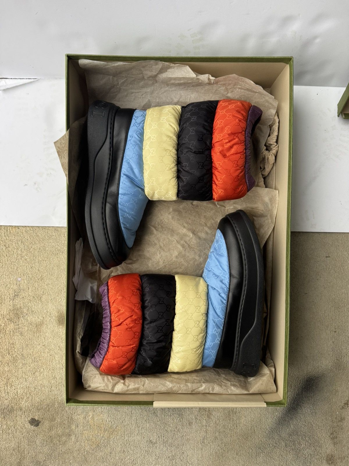 Gucci Gucci Nylon puffer GG multicolored snow boots Size US 9.5 / EU 42-43 - 11 Thumbnail