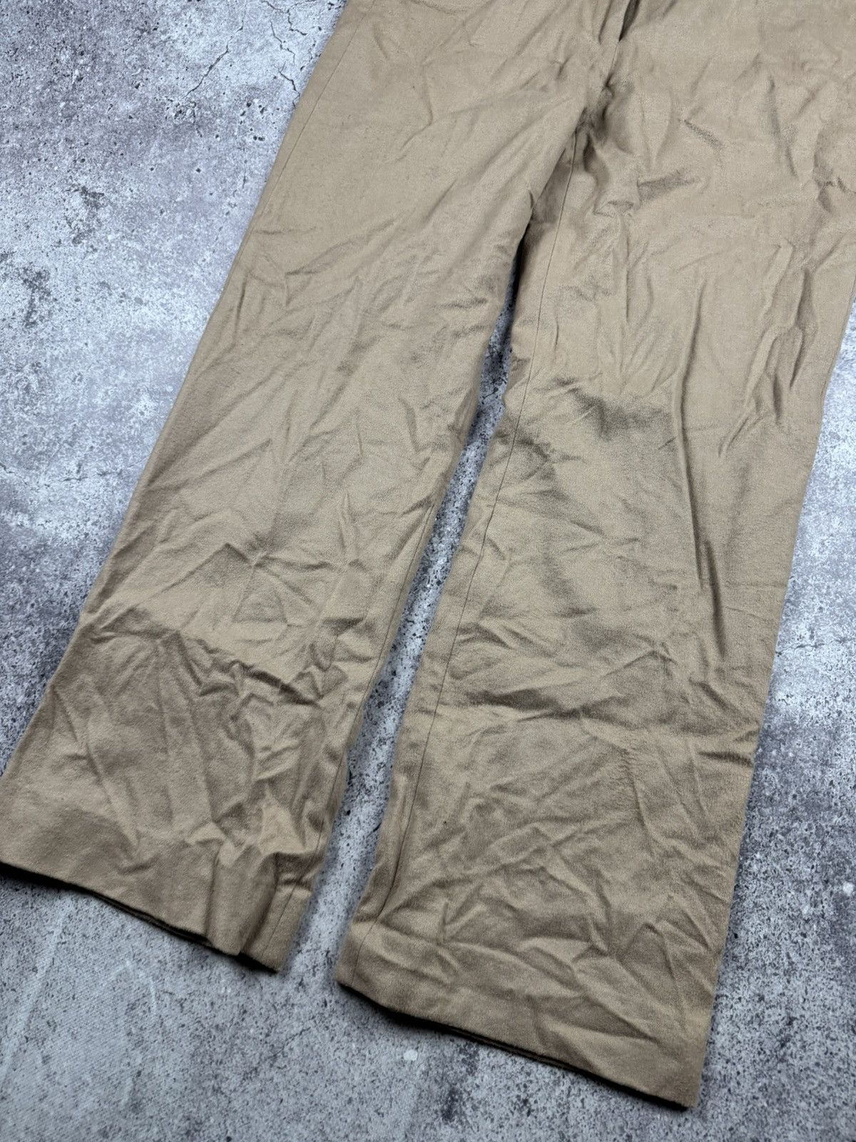 Max Mara MAX MARA Italy Bell Bottom Wool Casual Trousers Cashemere Size 36" / US 14 / IT 50 - 2 Thumbnail