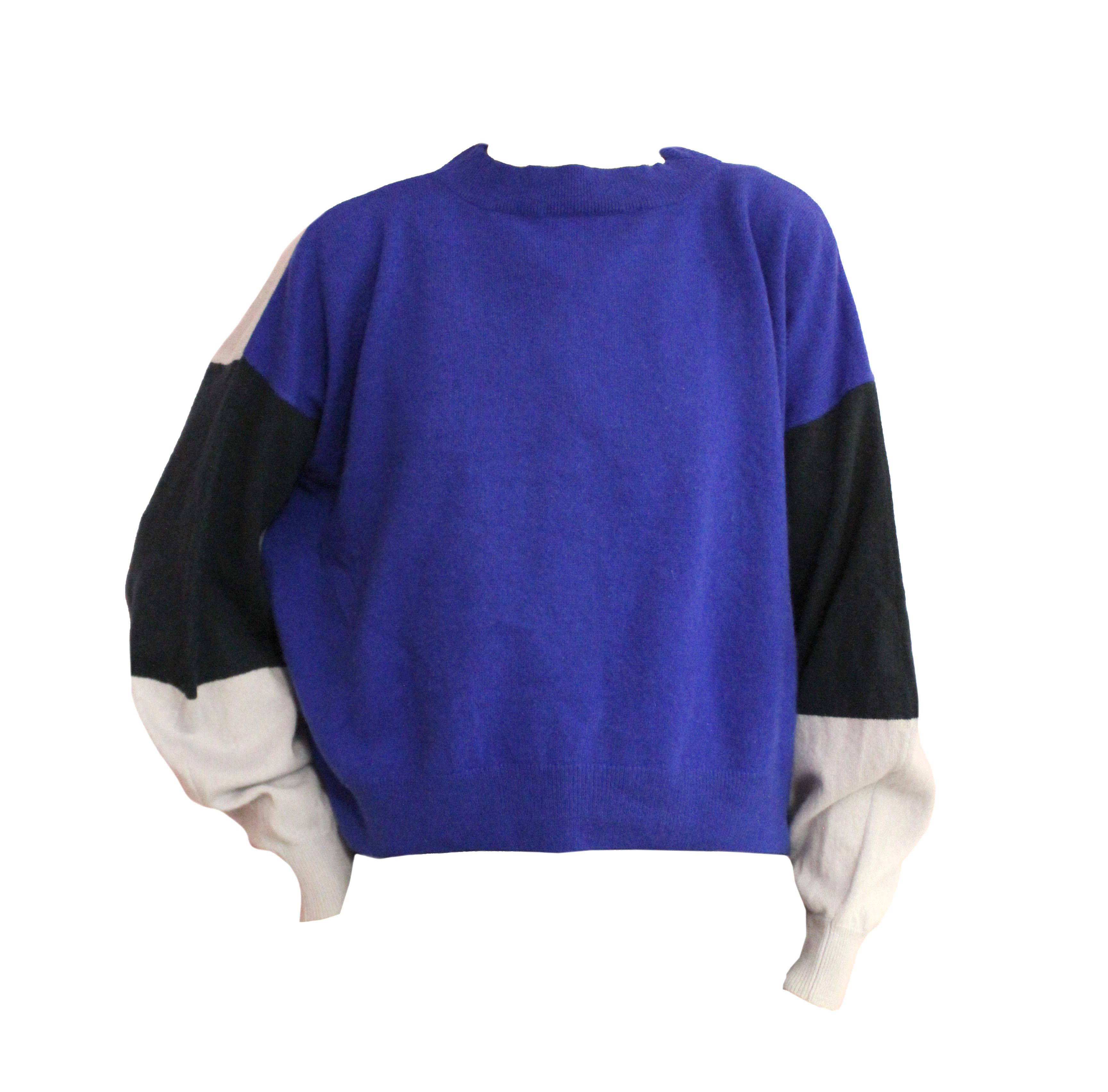 Stella McCartney 2013 Color Blocks Cashmere Baggy Knit Size XS / US 0-2 / IT 36-38 - 1 Thumbnail