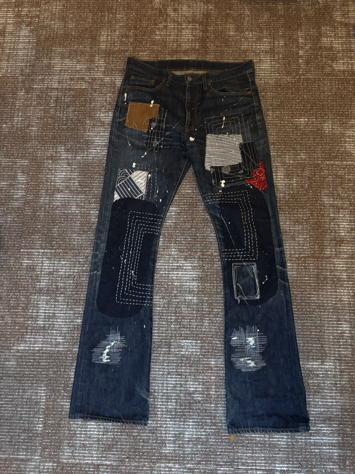 Kapital Kapital boro selvedge bootcut denim Size US 32 / EU 48 - 3 Thumbnail